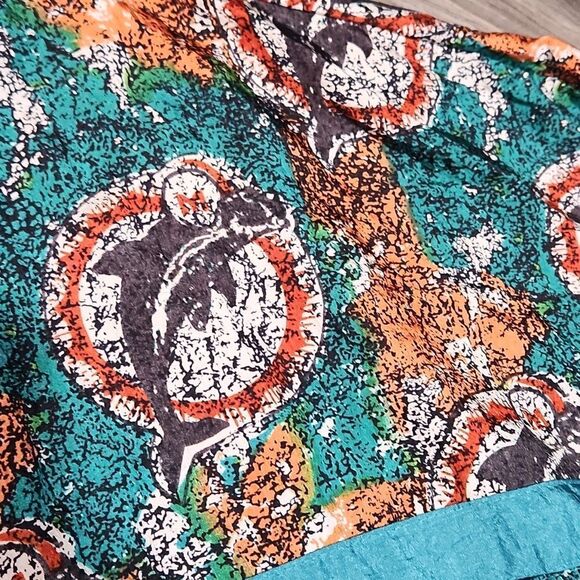 VINTAGE RARE Dolphins Pullover 90's Apex Windbreaker Jacket - Picture 6 of 13